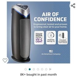 Air Purifier with HEPA 13 Filter, Removes 99.97% of Pollutants (Black)