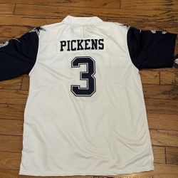 White George Pickens Dallas Cowboys Jersey