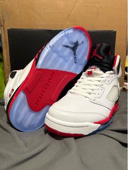 Jordan 5 Retro Fire Red Black Tongue 2025 Size 11 Mens