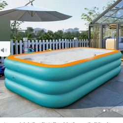 Medium Inflatable Pool Backyard Family Fun