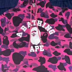 BAPE Color Camo Pullover Hoodie Purple/Pink