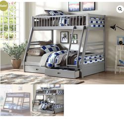 Twin/ Full Bunkbed With Mattresses Included $599.99