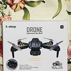 Brand new Drone with REAL WIFI TRANSMISSION Camera 1080P HD, FPV Drones with 2 Batteries,