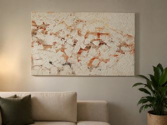 Original Handmade Abstract Canvas Painting – Modern Textured Wall Art