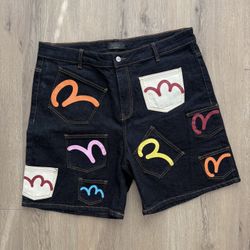 HMDD LA Multi Pocket Shorts X Evisu