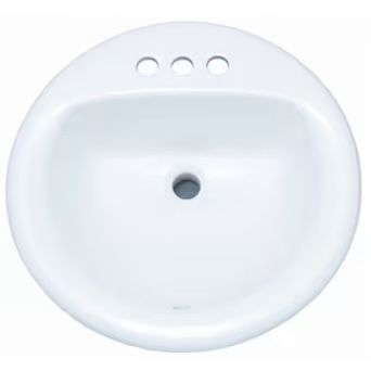 19” Round Drop In Sink- New In Original Box