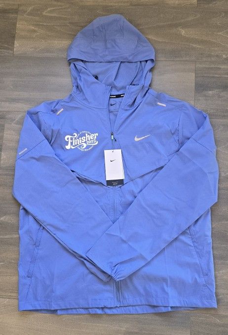 Nike Bank Of America 2023 Chicago Marathon Finisher Windbreaker Jacket (Size L)