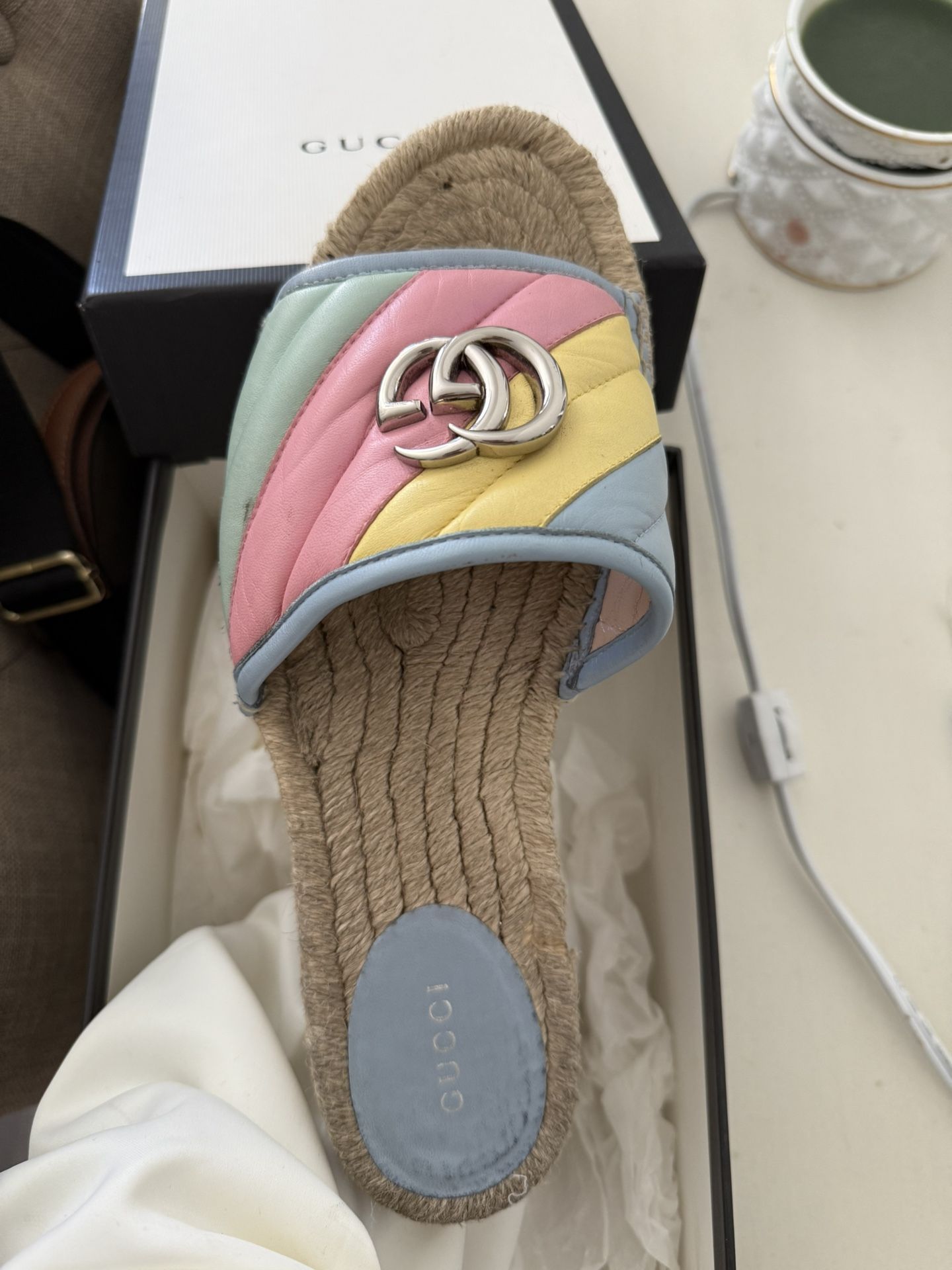 Pastel Gucci Sandals (Real)