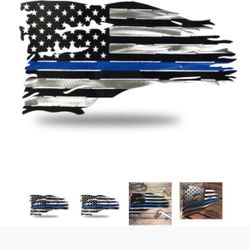 Distressed Police Flag