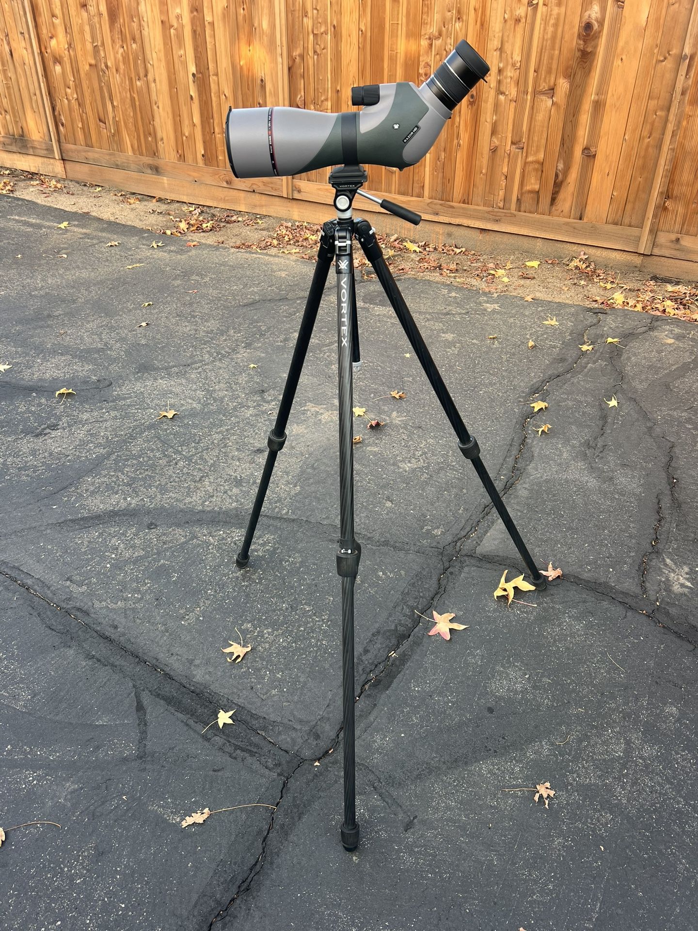 Vortex Razor Spotting Scope and Vortex Ridgeview Tripod