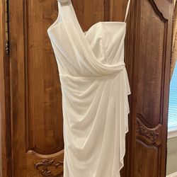 Caché White Dress, Size 0