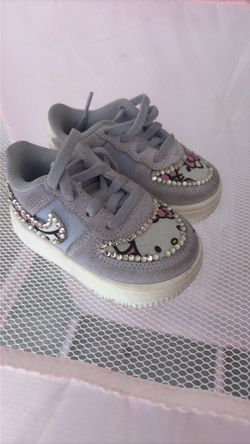 Toddler custom hello kitty shoes