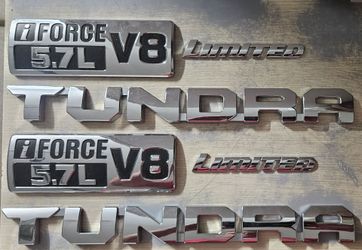 2020 Tundra Limited Badges - like new