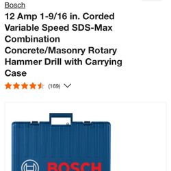 Bosch Rotary Hammer Drill (NEW in Box)