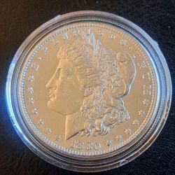 1880-S Morgan Silver Dollar  - BU/MS63-64