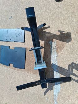 Dual monitor desk stand