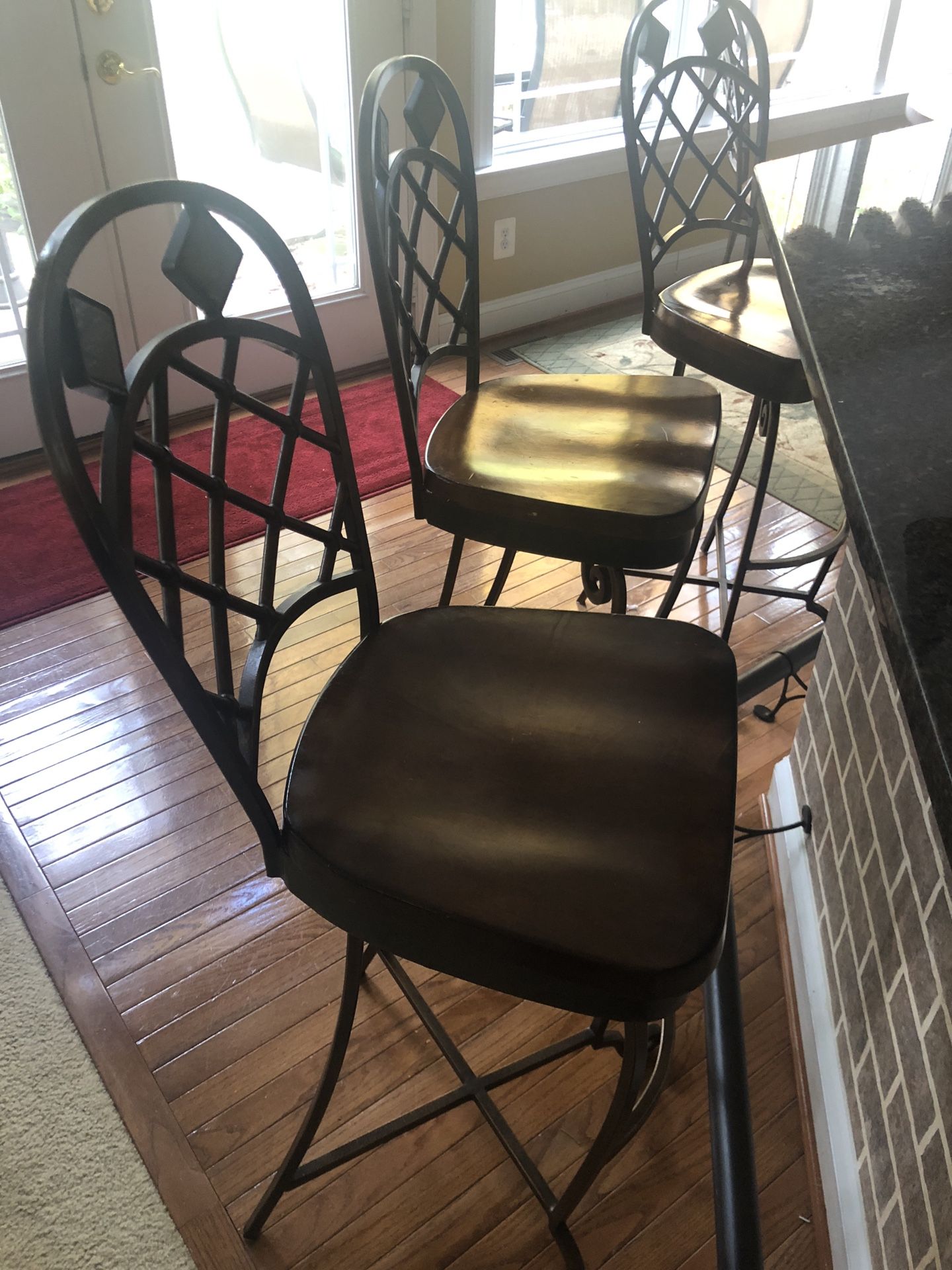 3 Havertys Edgewood canyon bar stools