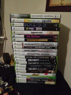 Xbox 360 Video Game Lot $5.00 EACH