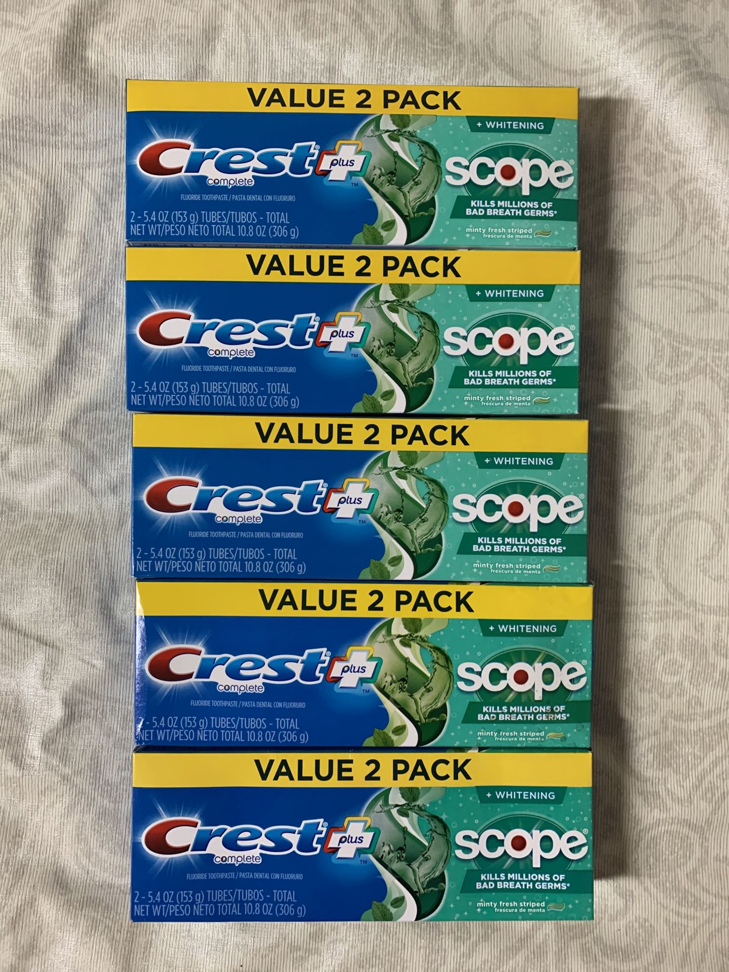 Cheap toothpaste 2 pack