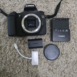 Canon EOS 70D Camera Body + Extras!