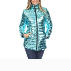 Metallic jackets ' White Mark 'cool looking.