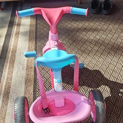 Kids Tricycle With Push Handles 