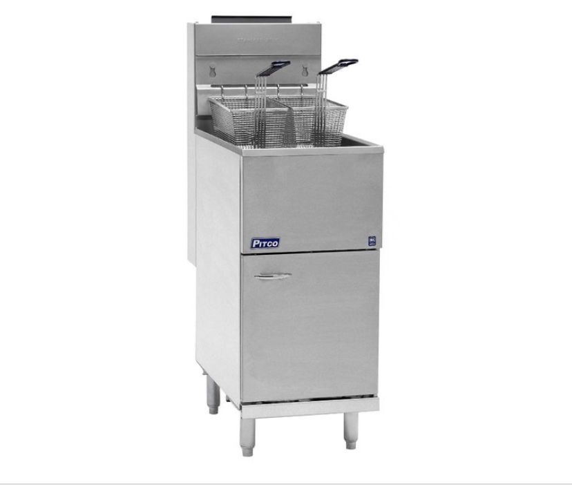 Brand new pitco gas fryer