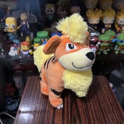1997 Nintendo Pokemon Growlithe Plush