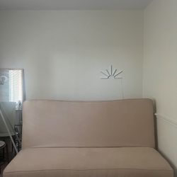 Beige Couch / Futon 