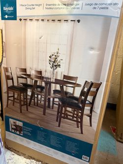 7 piece counter height dining set