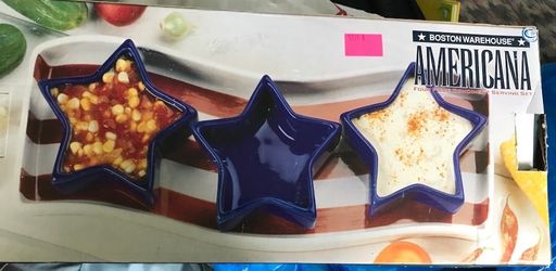 4 pieces American serving