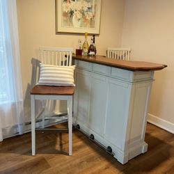 Bar With Matching Stools
