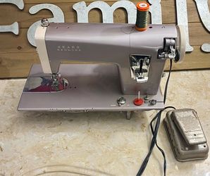 Sears Kenmore Mint Condition Fully Functional Vintage Sewing Machine 148.295 W Foot Pedal!