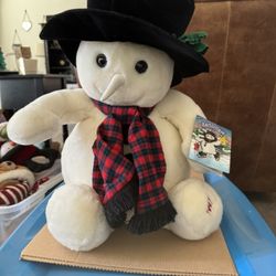 Snowman Snowden Stuffed Animal