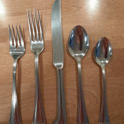 STAINLESS STEEL FLATWARE BY INTERNATIONAL SILVER CO. 