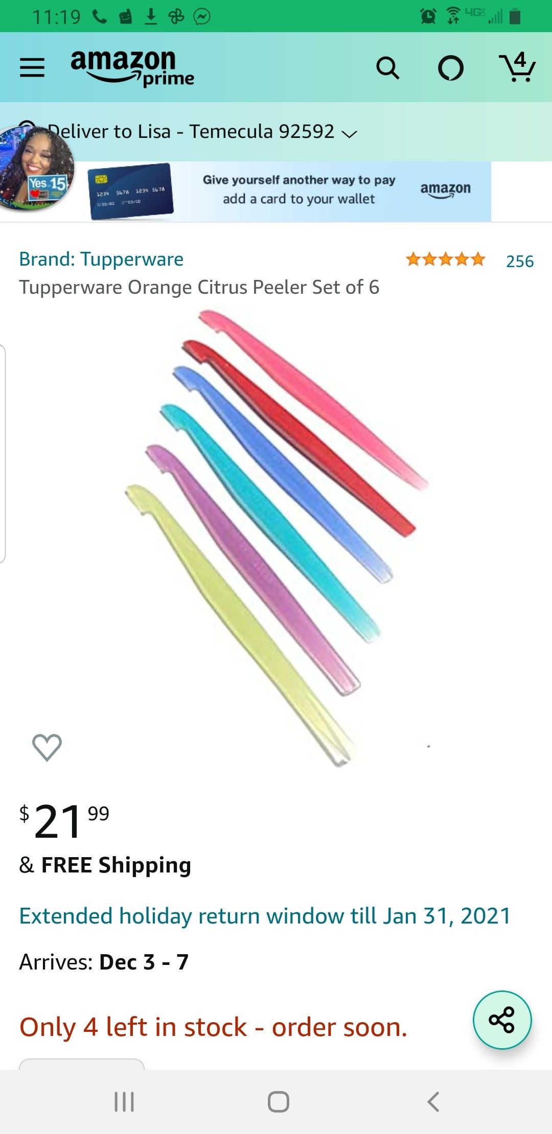 Brand new set of Tupperware picks