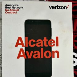 TCL Alcatel Avalon 16GB Prepaid Smartphone Grey 4G LTE Sealed Android 
