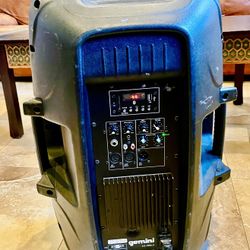 (1) Gemini 15” 🔈 Bluetooth 300w Active/Powered Speaker
