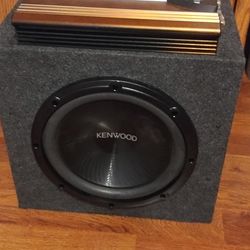 12" Kenwood + 1000w Amp