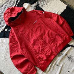 Classic Red Tommy Hilfiger Windbreaker