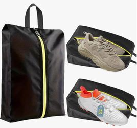 Odor-Absorbing Shoe Bags for Travel & Sports Smell Proof Shoe Organizer with Active Carbon Fabric, Water-Resistant & Lightweight Design for Gym Shoes,