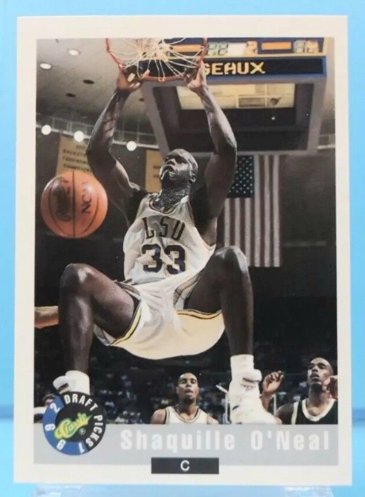Really Nice Shaquille O'Neal 1992 Classic Rookie.card ...MINT.!!!