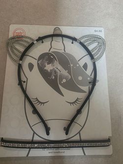Wonder Nation Rhinestone Headband and Choker Set