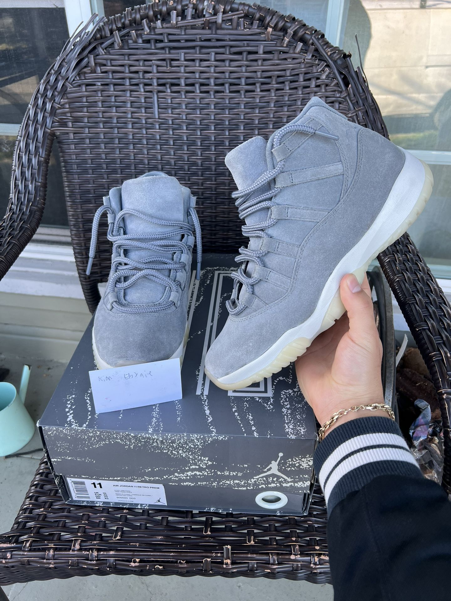 Retro Premium Grey Retro 11 Grey Suede Nike Air Jordan 11 Retro
