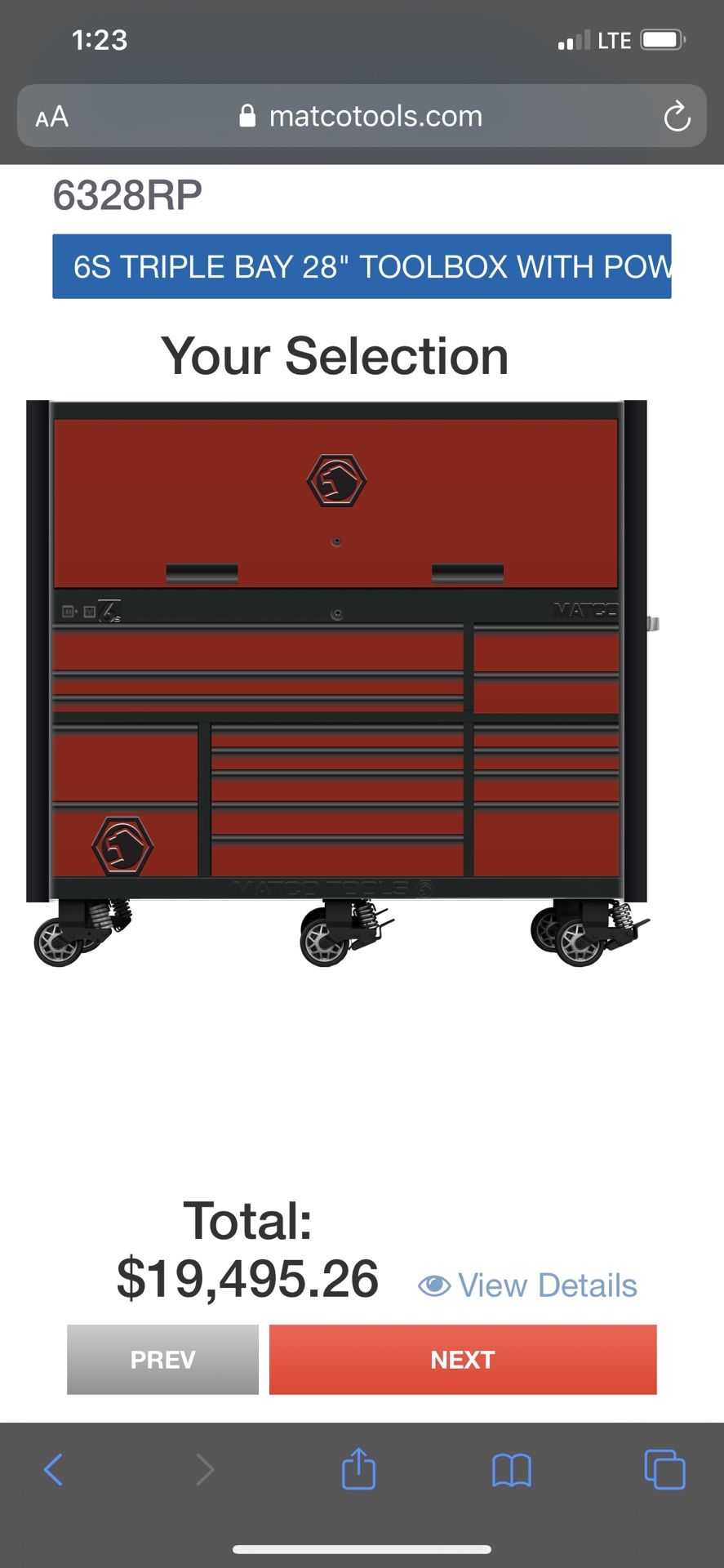 Matco 6s tool box with top hutch only 1 year old for Sale in McKinney