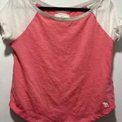Abercrombie & Fitch Pink Crop Top – Size Small