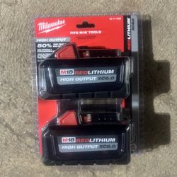 M18 18-Volt Lithium-Ion High Output 6.0Ah Battery Pack (2-Pack)