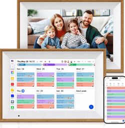 10.1” Electronic Family Calendar Touchscreen Chore Planner Display
