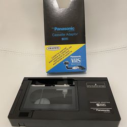 Panasonic  Cassette Adaptor S VHS VW-GTE7E FREE SHIPPING 