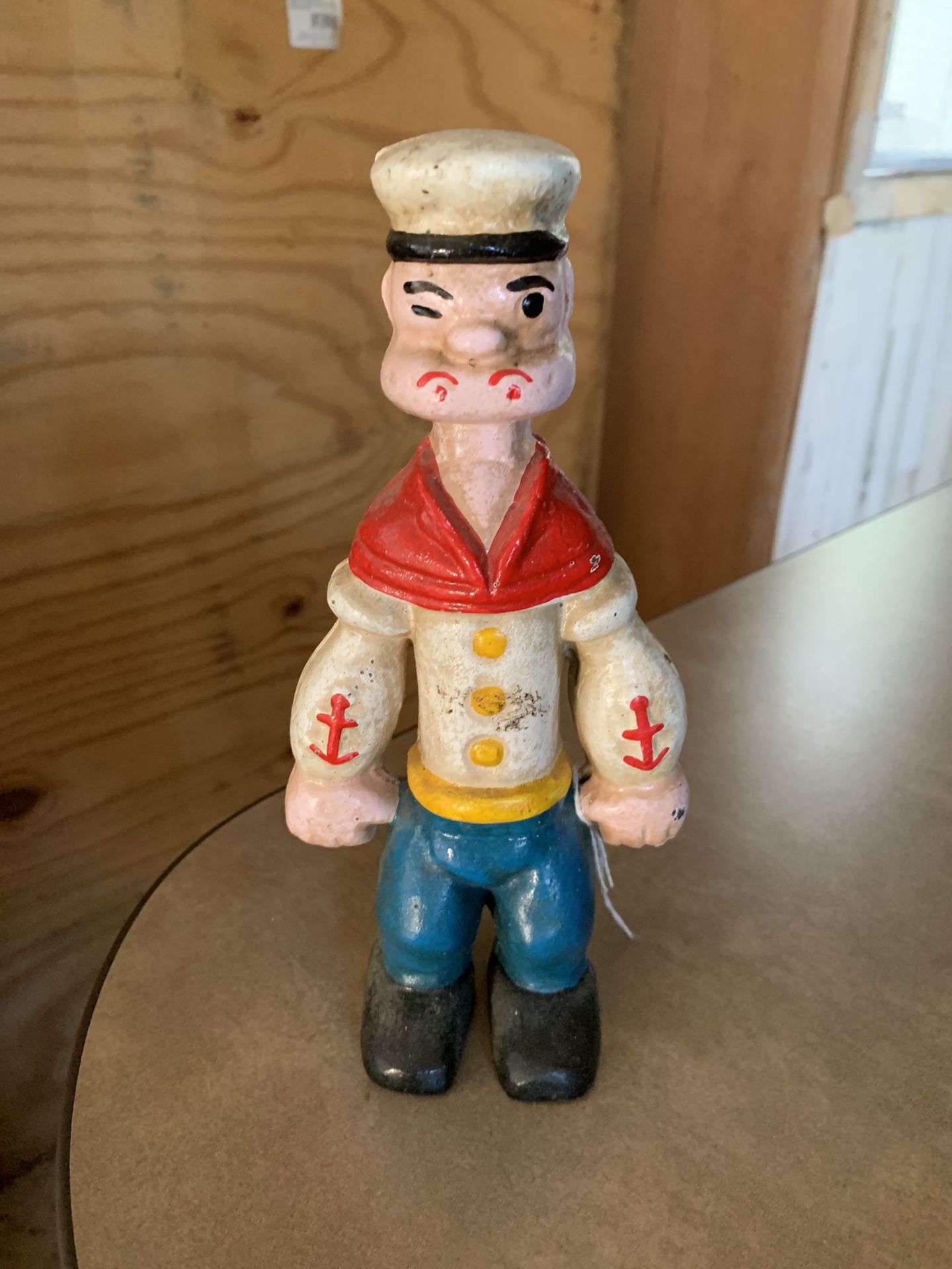 Cast Iron Popeye Bank